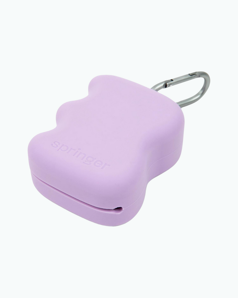 Silicone Dog Treat Dispenser WALK SPRINGER Lilac  