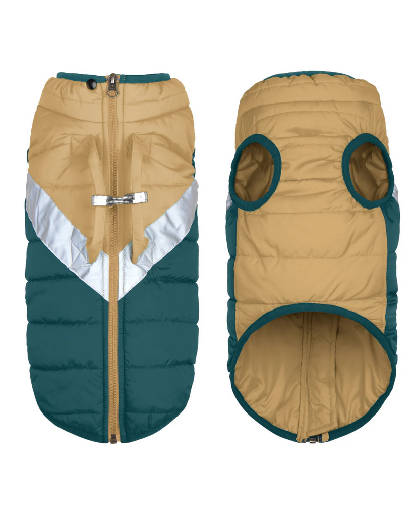 Mountaineer Waterproof Dog Harness Jacket in Sand Wear GOOBY