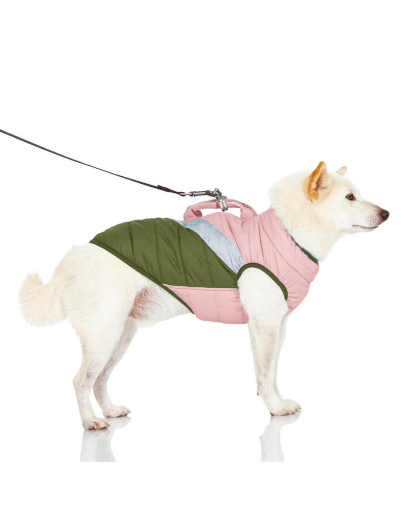 Mountaineer Waterproof Dog Harness Jacket in Peach (FINAL SALE) Wear GOOBY   