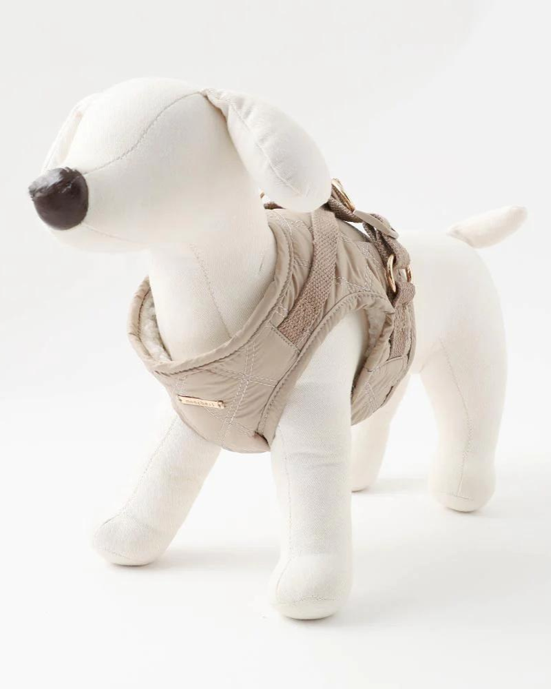 Quilted Puffer Dog Harness & Leash Set (FINAL SALE) WALK MONCHERI   