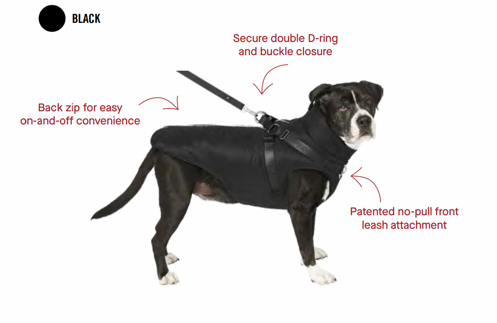 Complete Control Harness Winter Dog Jacket Wear CANADA POOCH