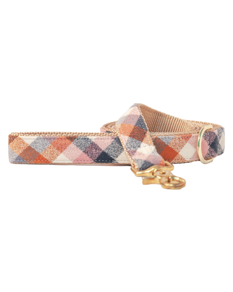 Aspen Flannel Dog Leash (Made in the USA) wear Crew LaLa