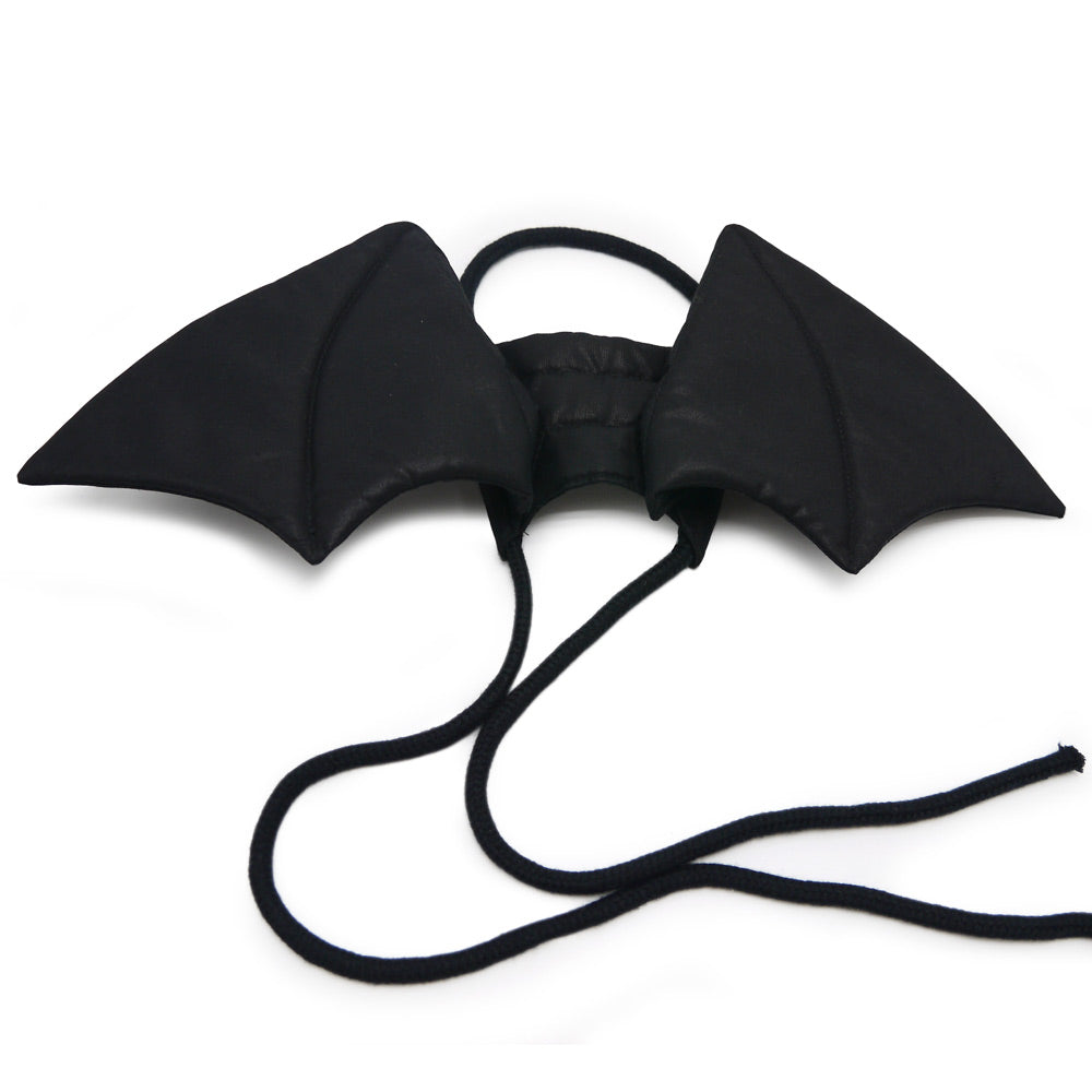 Adjustable Tie-On Bat Howl-O-Ween Dog Wings Wear DOGO   