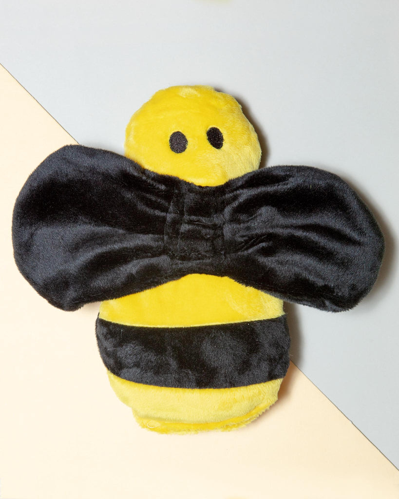 Bee Squeaky Plush + Crinkle Dog Toy (Made in the USA) (FINAL SALE) Play MUTTS & MITTENS   