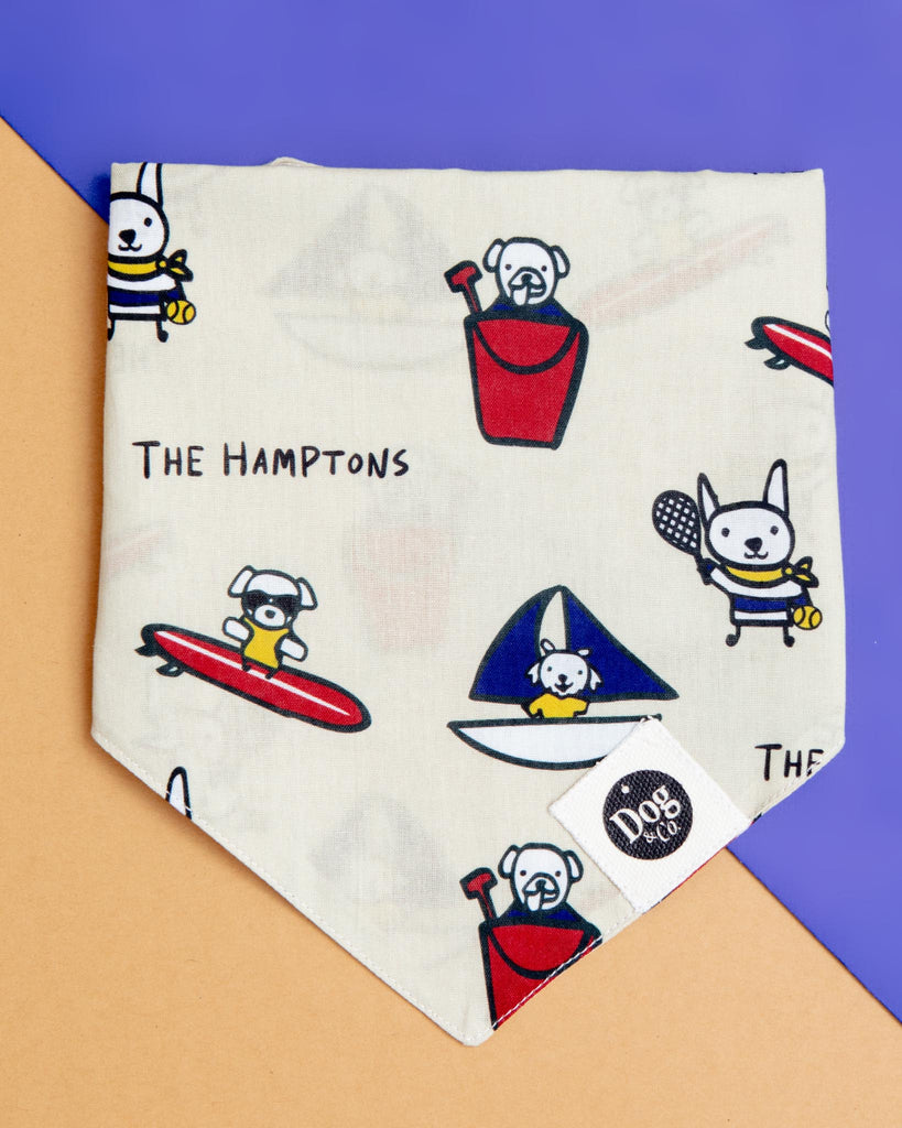 I Heart the Hamptons Dog Bandana (Dog & Co. Exclusive) Wear DOG & CO.   