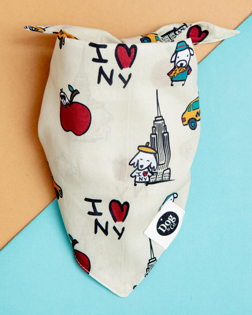 I Love New York Dog Bandana (Dog & Co. Exclusive) Wear DOG & CO.   