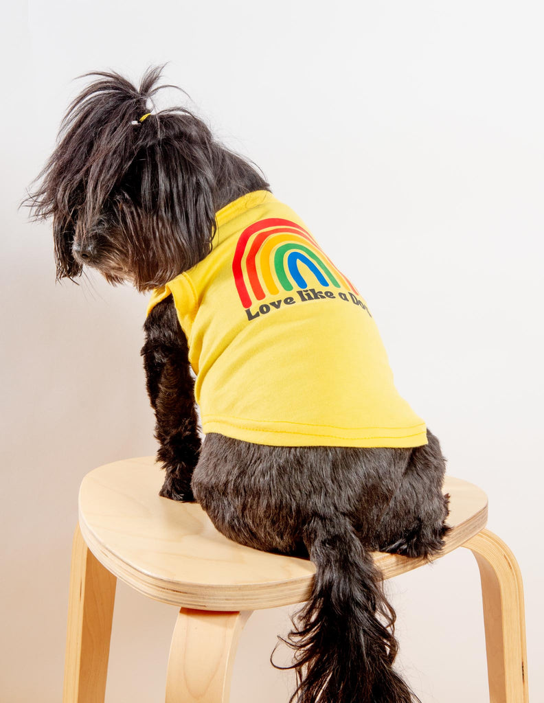 Love Like a Dog Rainbow Tank Top (FINAL SALE) Wear DOG & CO.   