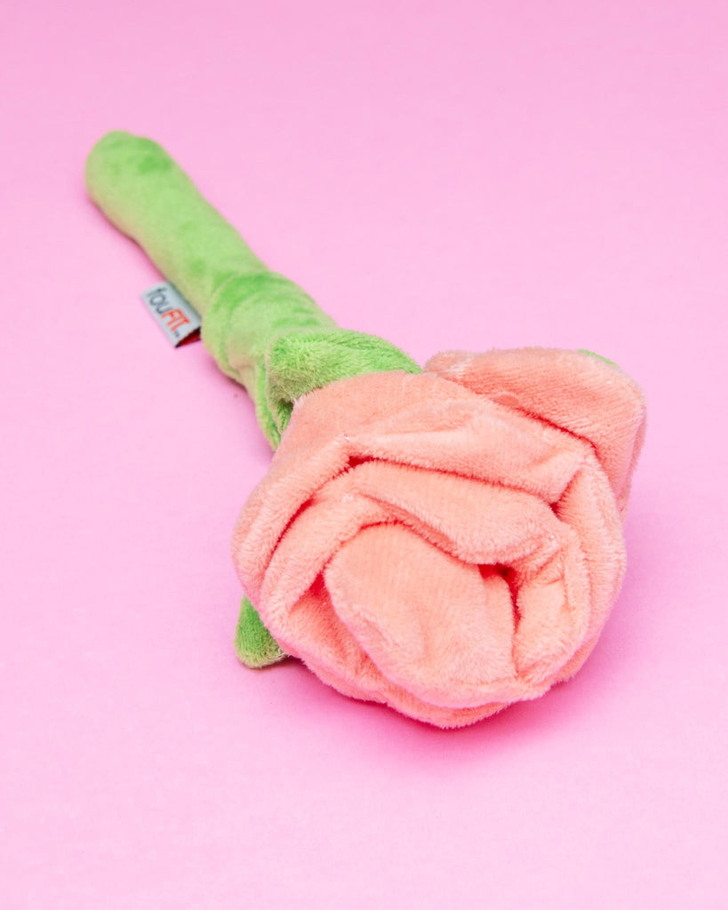 FOU FOU PET | Hide 'N Seek Rose Plush Dog Toy | DOG & CO. FOU FOU PET | Hide 'N Seek Rose Plush Dog Toy | DOG & CO.