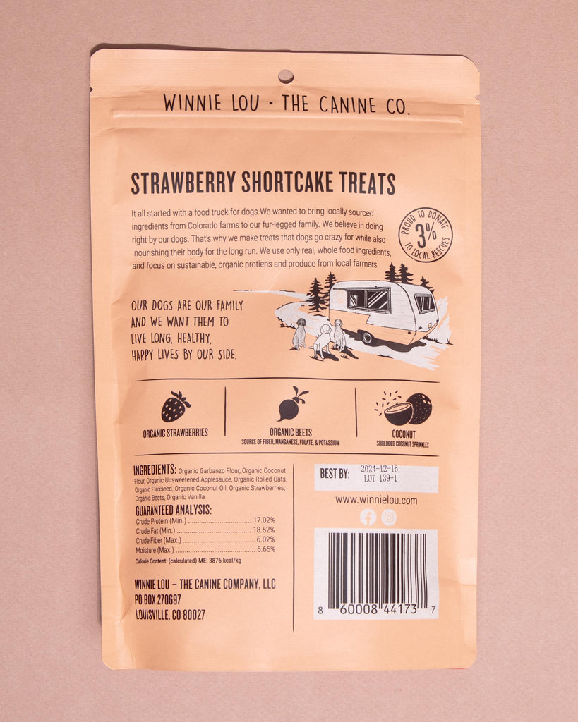 Strawberry Shortcake Dog Treats Eat WINNIE LOU   