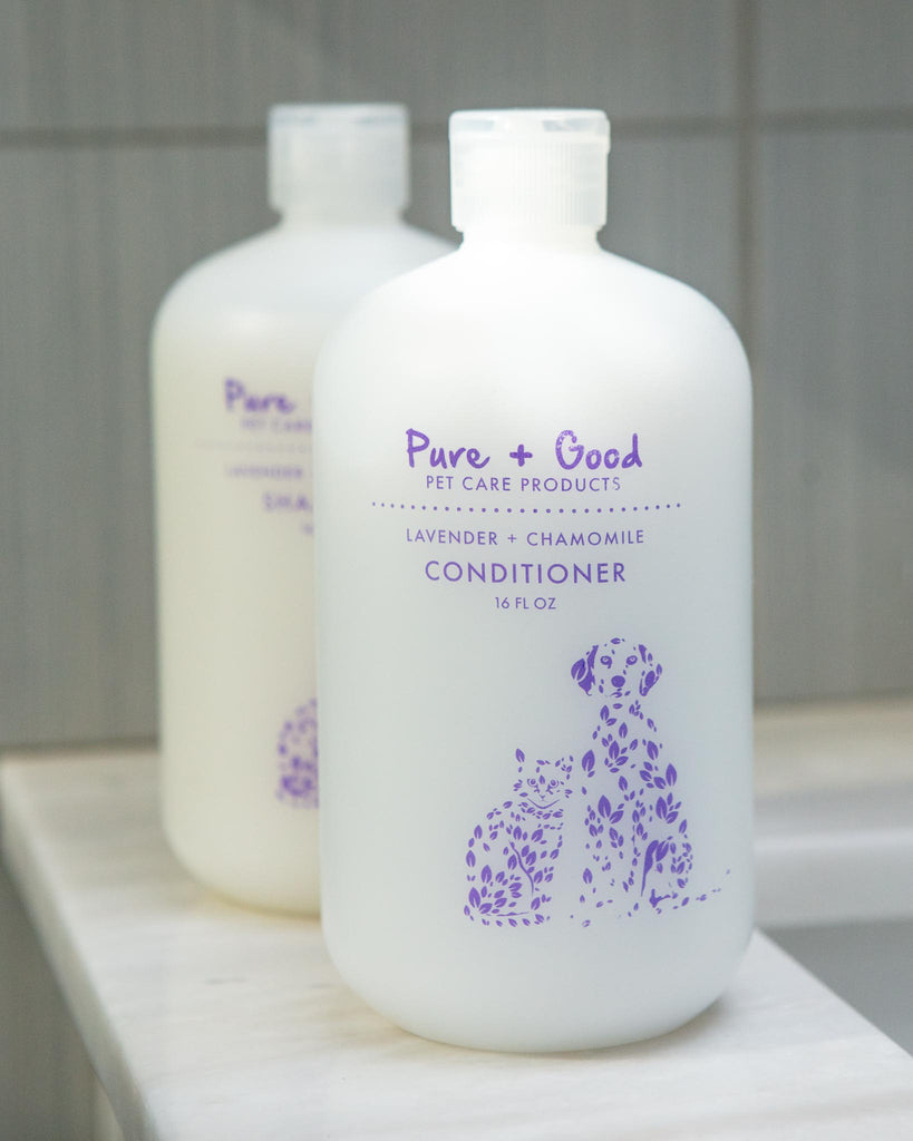 Purifying Conditioner for Dogs & Cats in Lavender + Chamomile HOME PURE + GOOD   