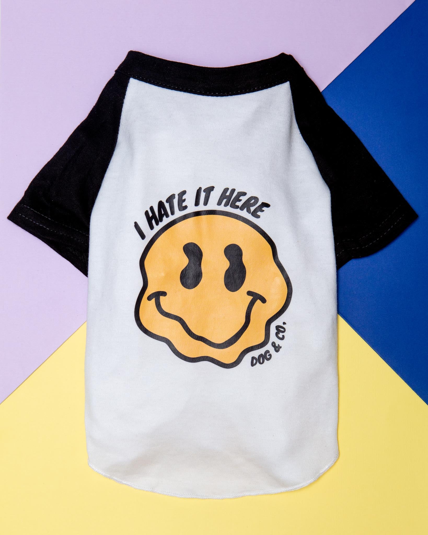 Tシャツ・カットソー No.0835 digital puppy over half T DOG & CO. | *I Hate it Here* Dog T-Shirt | DOG & CO.