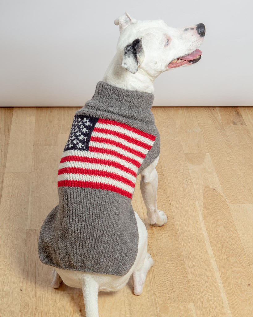 Flag Wool Dog Sweater Wear CHILLY DOG   