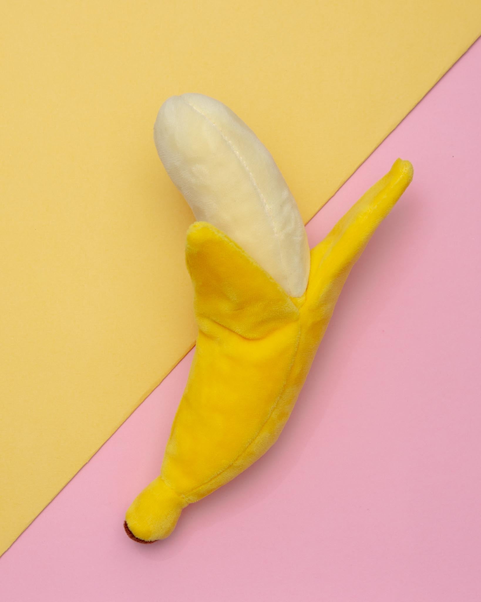 HOWLPOT | Crinkly Banana Dog Toy