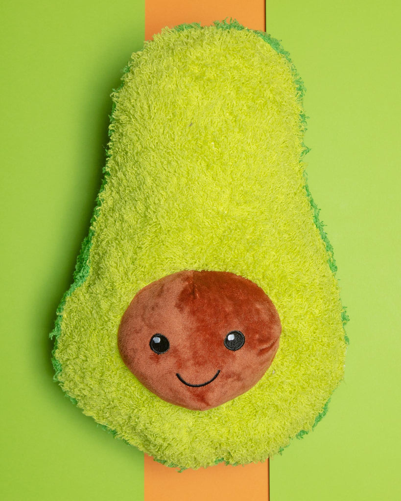 Avocado Squeaky Plush Dog Toy Play GIFTABLE WORLD   