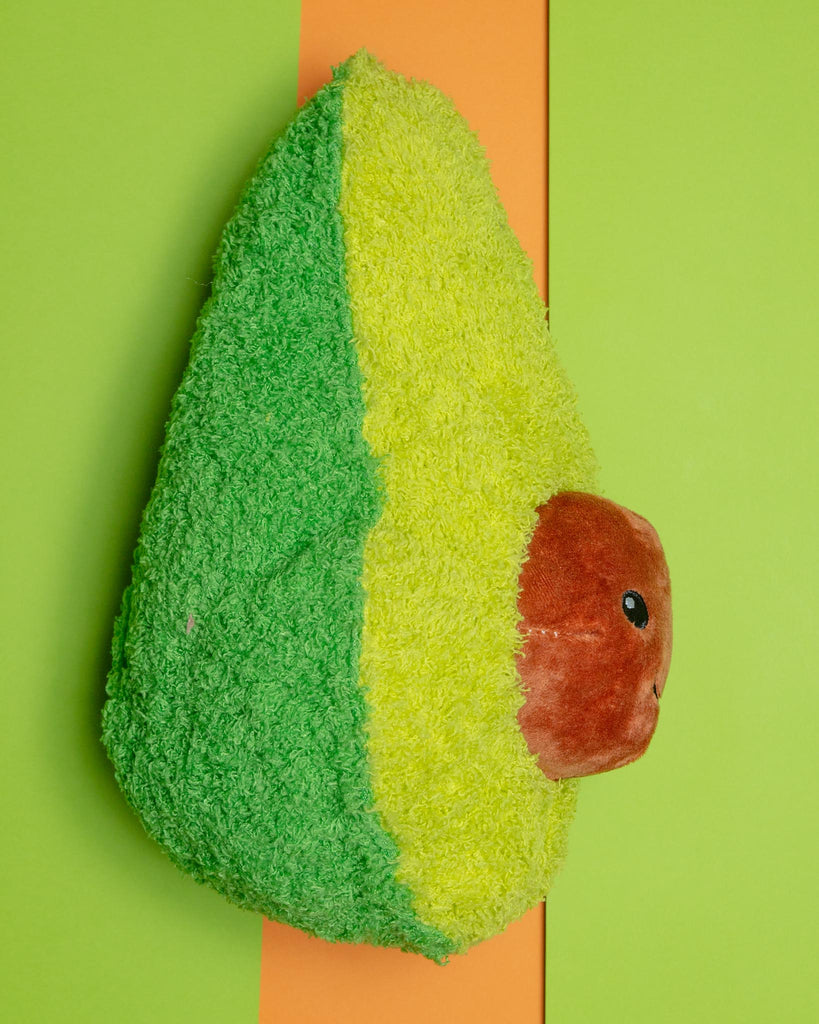 Avocado Squeaky Plush Dog Toy Play GIFTABLE WORLD   