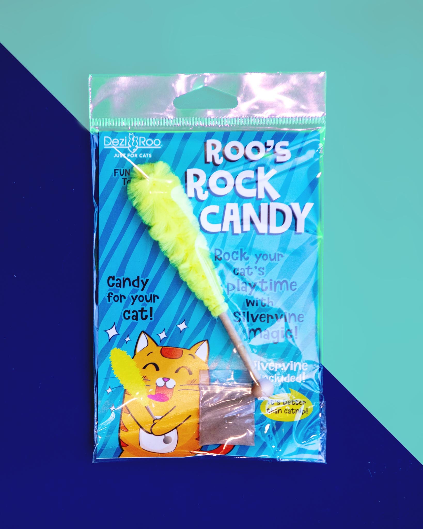 DEZI & ROO | Roo's Rock Candy Silvervine Cat Toy (Made in the USA