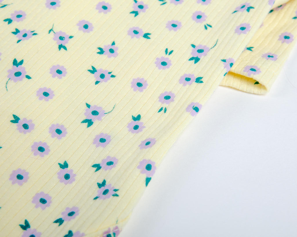 Forget-Me-Not Cozy Dog Shirt in Yellow (FINAL SALE) Wear MIMINKO   