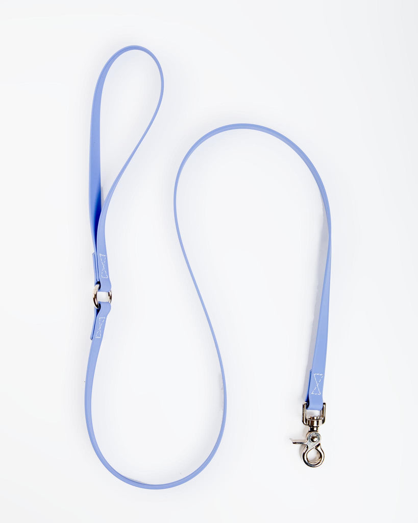 A Walk in the Park Dog Leash in Periwinkle Blue (Made in the USA) WALK DOG & CO. COLLECTION