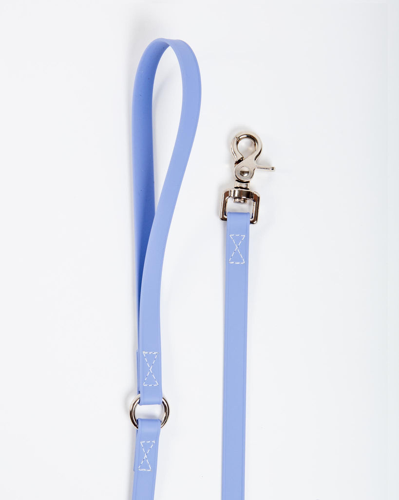 A Walk in the Park Dog Leash in Periwinkle Blue (Made in the USA) WALK DOG & CO. COLLECTION