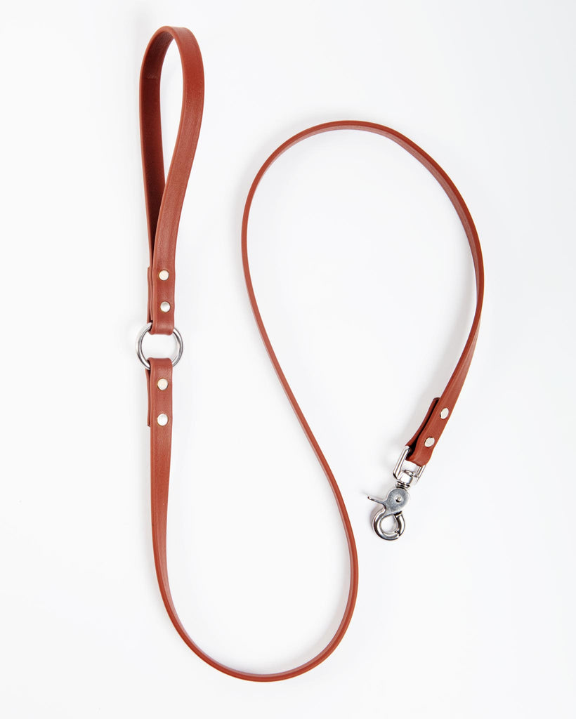 City Leash in Mocha Brown (Made in the USA) WALK DOG & CO. COLLECTION