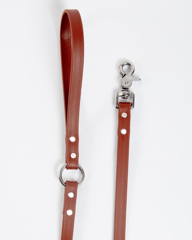 City Leash in Mocha Brown (Made in the USA) WALK DOG & CO. COLLECTION