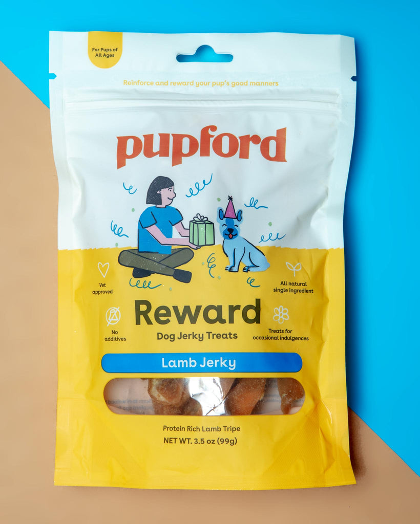 Lamb Jerky Dog Treats Eat PUPFORD   