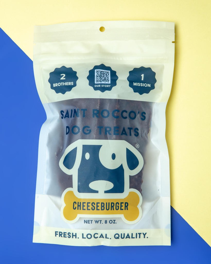 Cheeseburger Beef & Cheese Dog Treats Eat SAINT ROCCO'S   