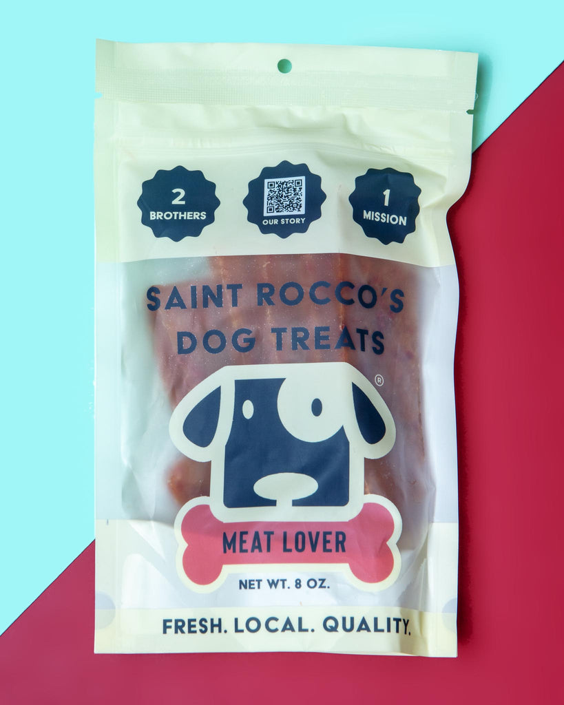 Meat Lover Chicken & Bacon Dog Treats Eat SAINT ROCCO'S   