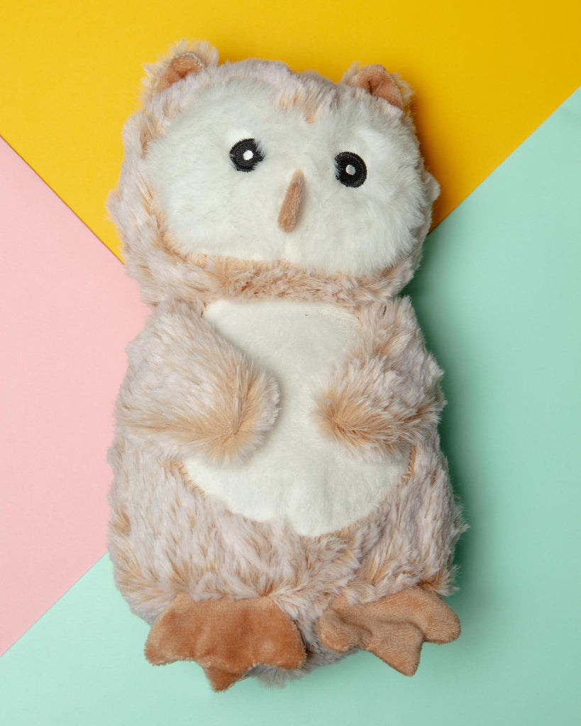 Owl Squeaky Plush Dog Toy Play GIFTABLE WORLD   
