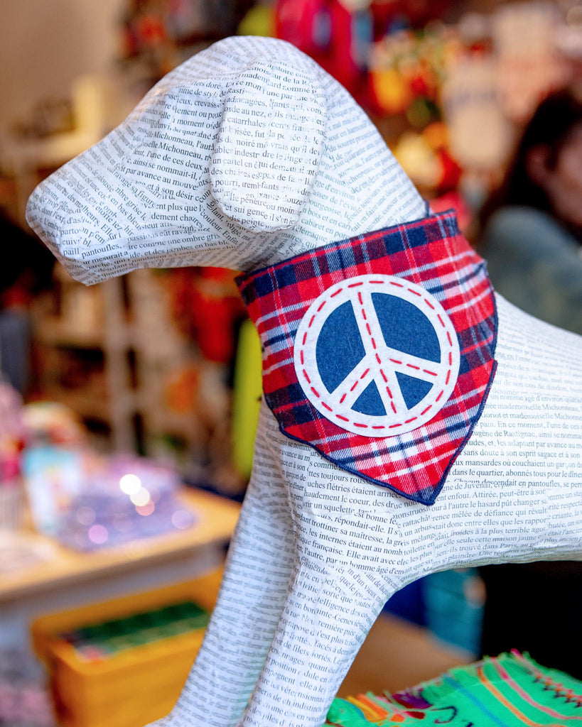 Peace Pupper Dog Bandana Wear TAIL TRENDS