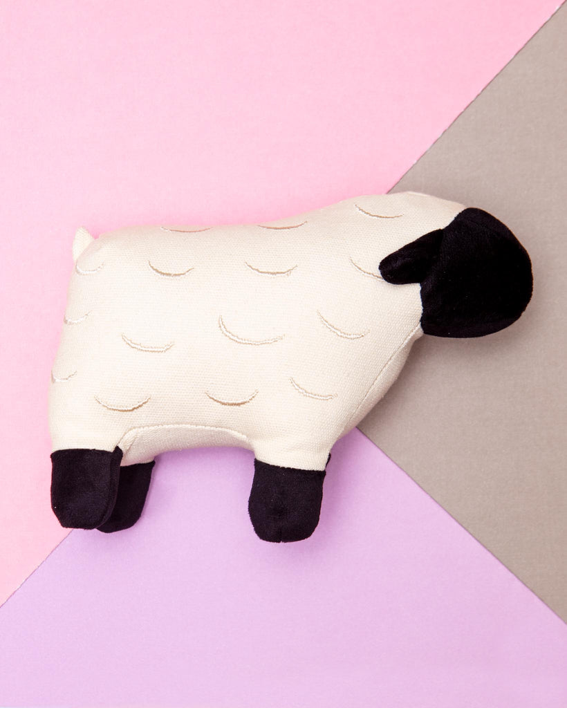 Dolly the Sheep Squeaky Plush Dog Toy PLAY LAMBWOLF COLLECTIVE