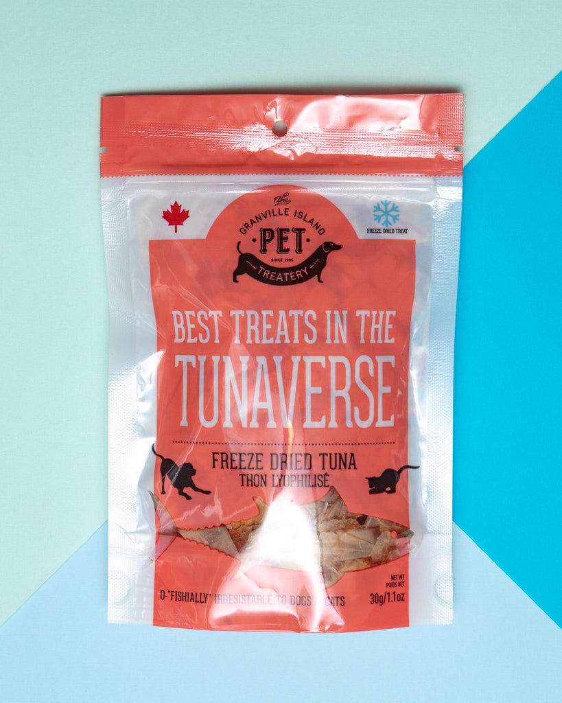 Freeze Dried Tuna Flakes Treats For Dogs & Cats Eat GRANVILLE PET TREATERY   