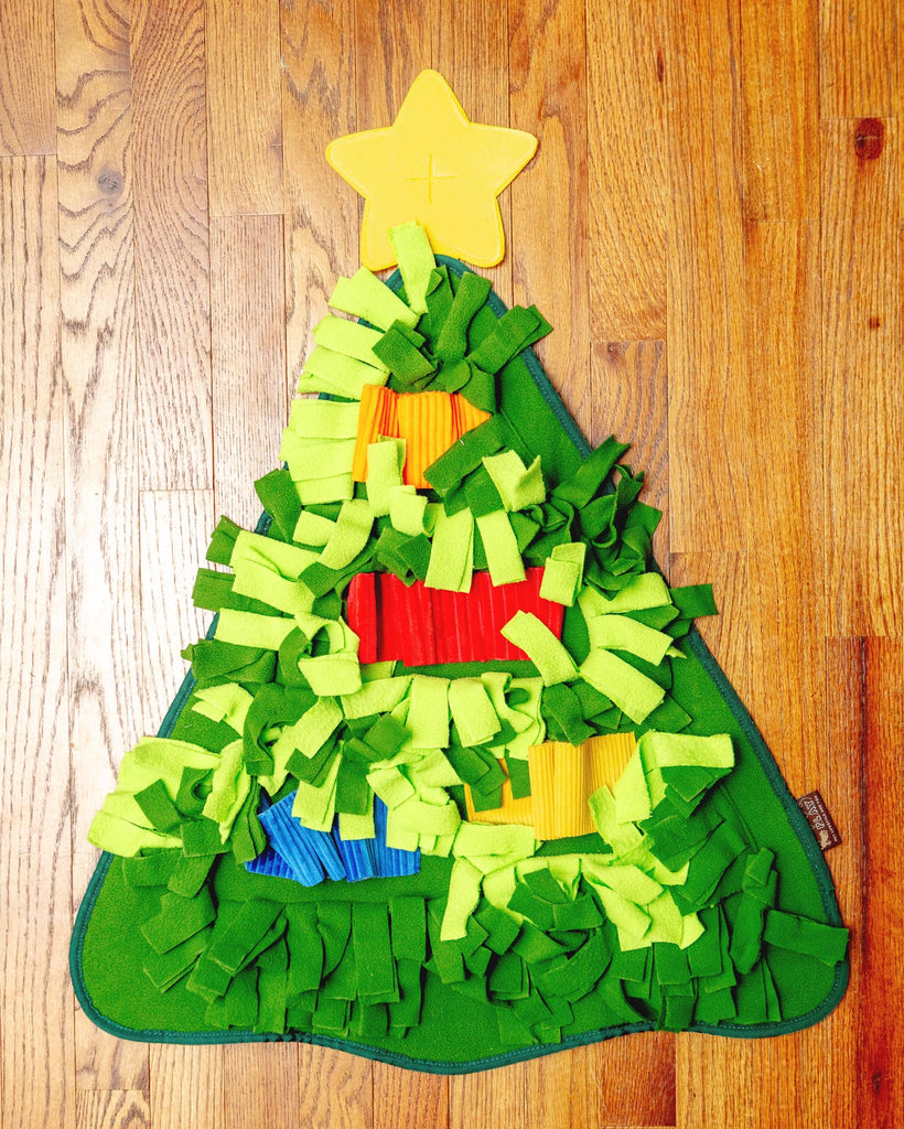 Christmas Tree Holiday Snuffle Mat Play P.L.A.Y.   