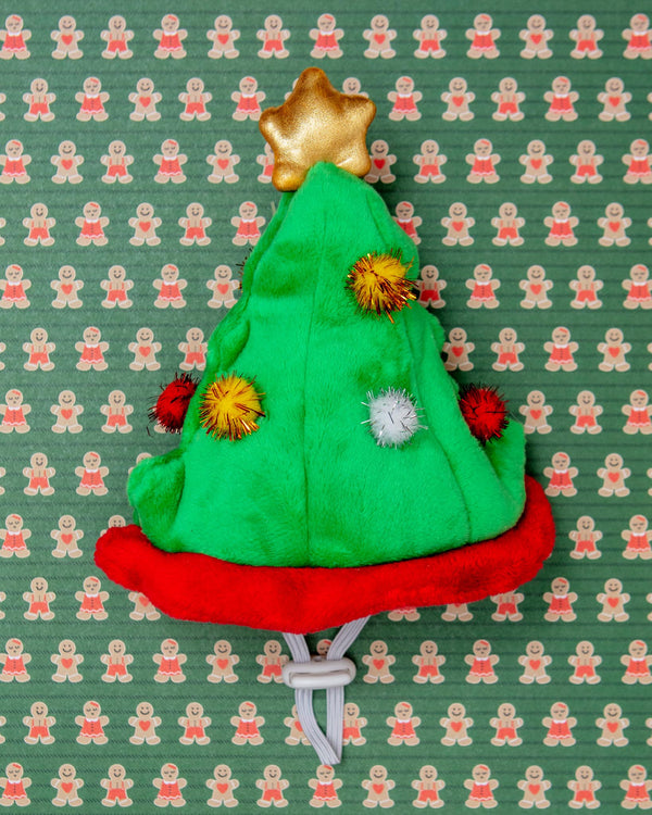 Christmas Tree Party Hat + Play Toy for Dogs play THE WORTHY DOG