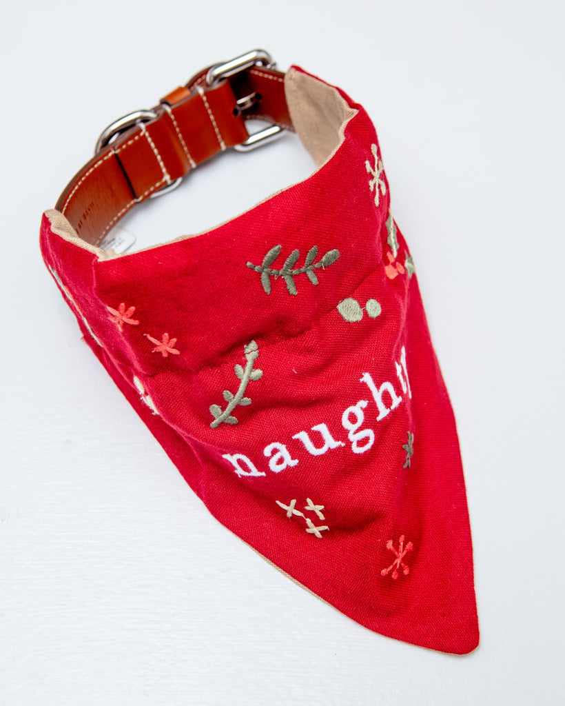 Naughty or Nice Reversible Dog Bandana Wear PRIMITIVES