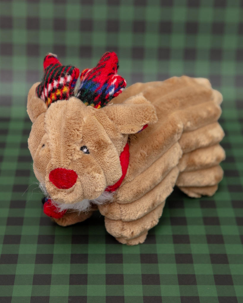 Reindeer Squooshie in Tartan Tidings PLAY HUGGLEHOUNDS