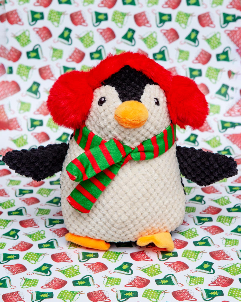 Tubby the Penguin Squeaky Plush Dog Toy Play GIFTABLE WORLD