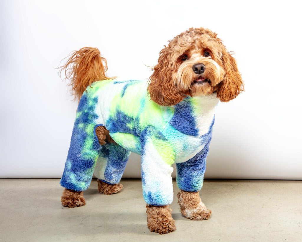 It's Groovy Baby Fleece Tie-Dye Onesie (FINAL SALE) Wear LITTLE BEAST   