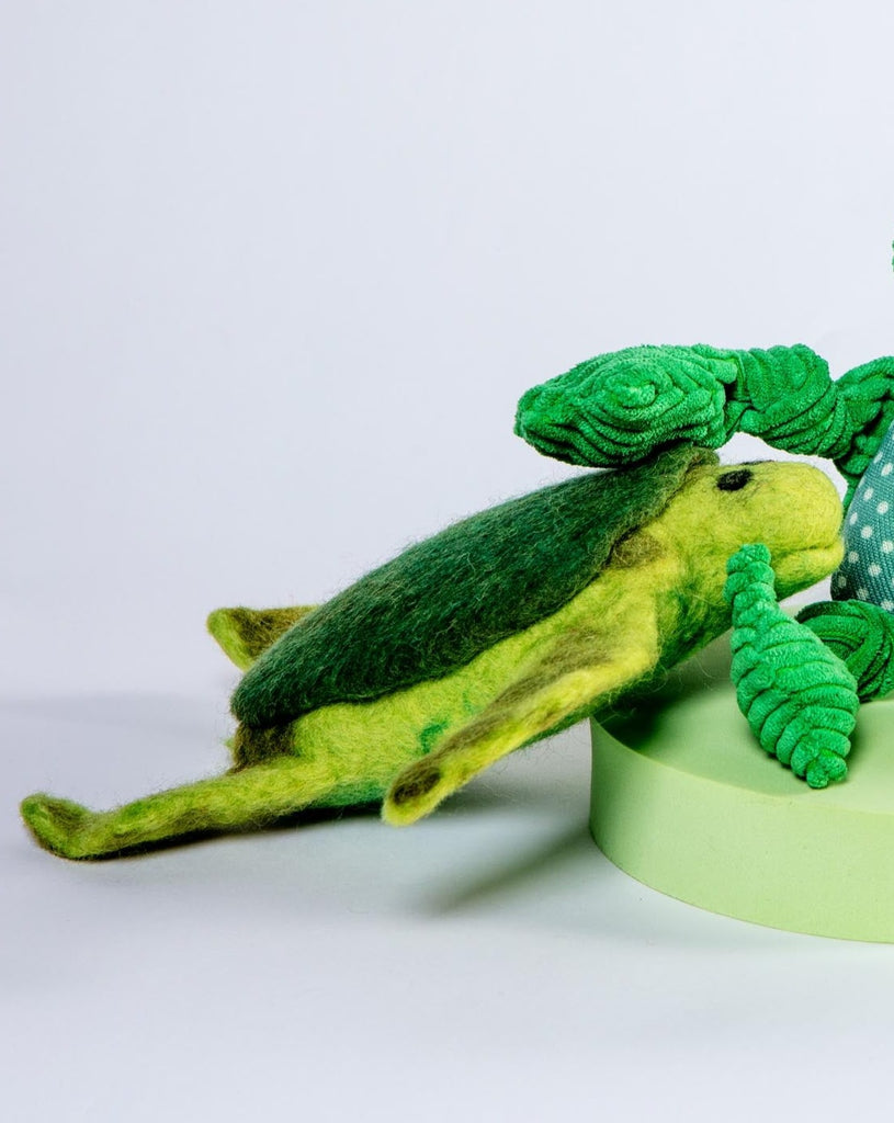 Trevor the Sea Turtle Wool Pet Toy Play FRIENDSHEEP   