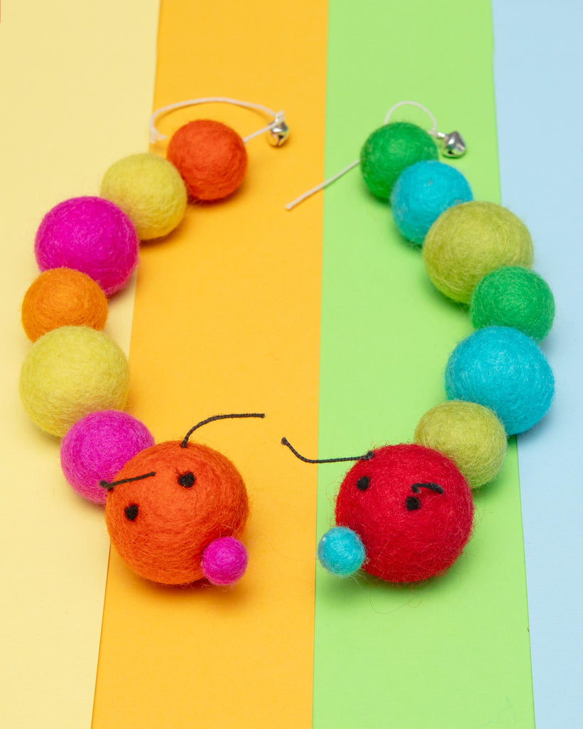 Kat the Caterpillar Wool Cat Toy Play FRIENDSHEEP   