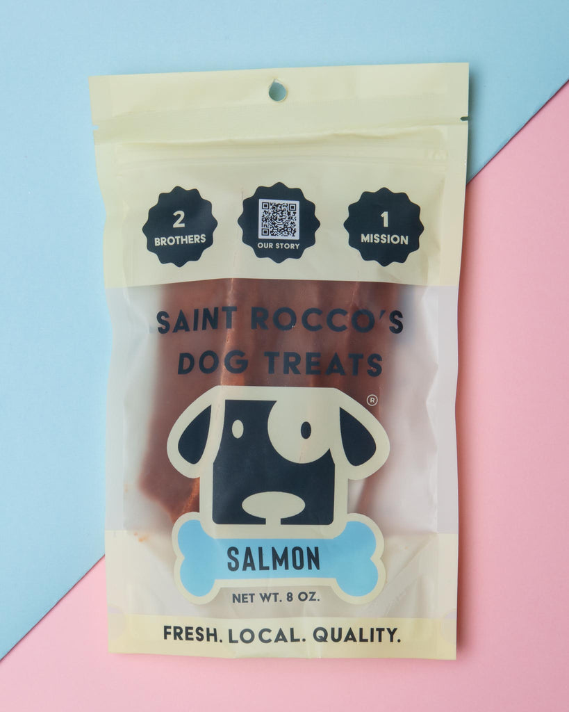 Wild-Caught Alaskan Salmon Dog Treats Eat SAINT ROCCO'S   