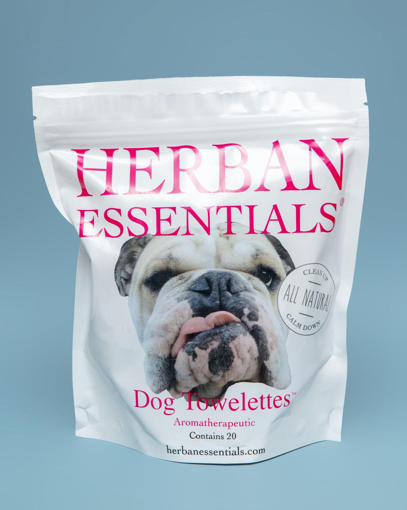 Lavender Dog Towelette Wipes HOME HERBAN ESSENTIALS   