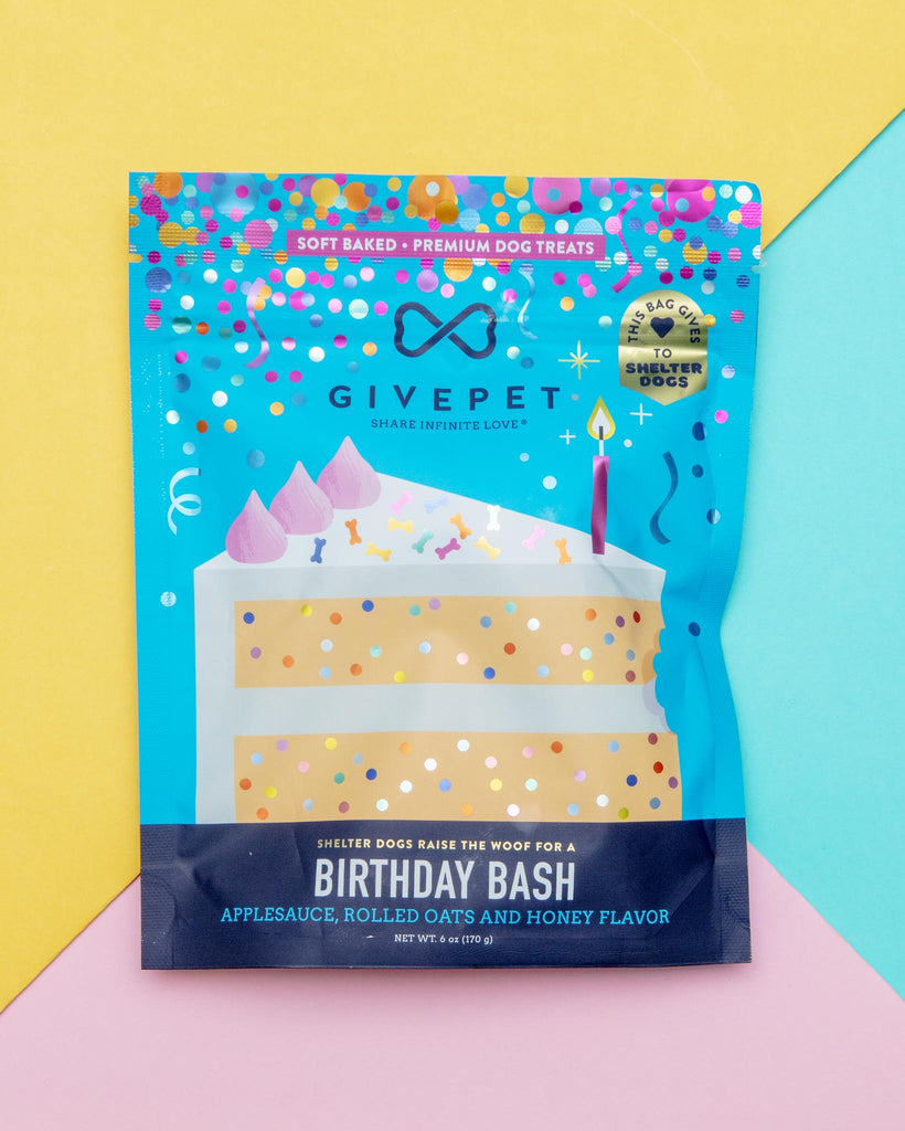 Birthday Bash Dog Treats Eat GIVEPET   