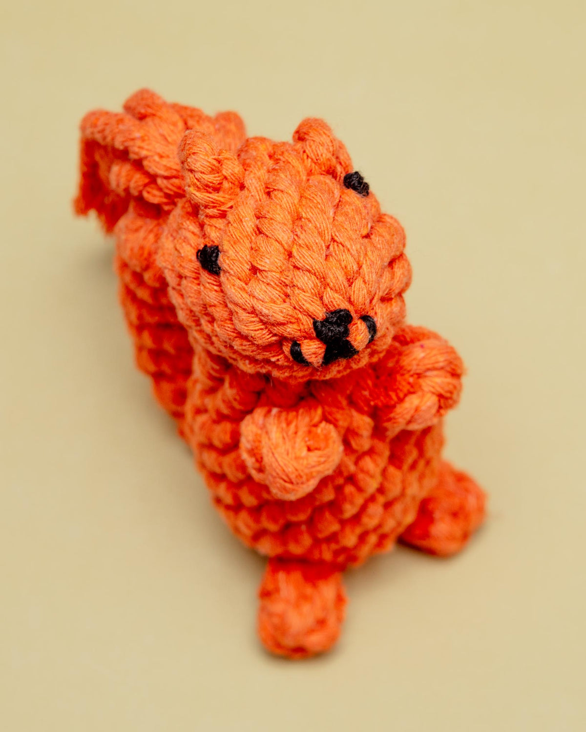 KNOTTY PAWS | Handmade Eco-Friendly Squirrel Rope Dog Toy | DOG & CO.