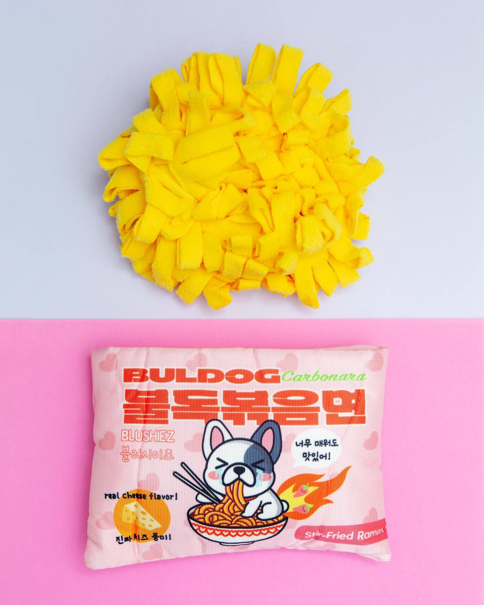 BLUSHIEZ | Bul-Dog Ramen Noodles Interactive Dog Toy | DOG & CO.