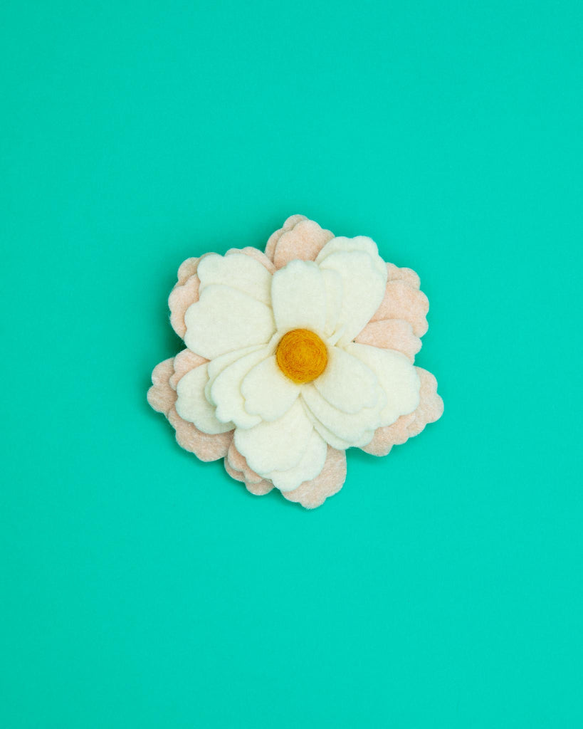 lily flower dog collar Water Lily Dog Collar Flower In Cream (Made in the USA)