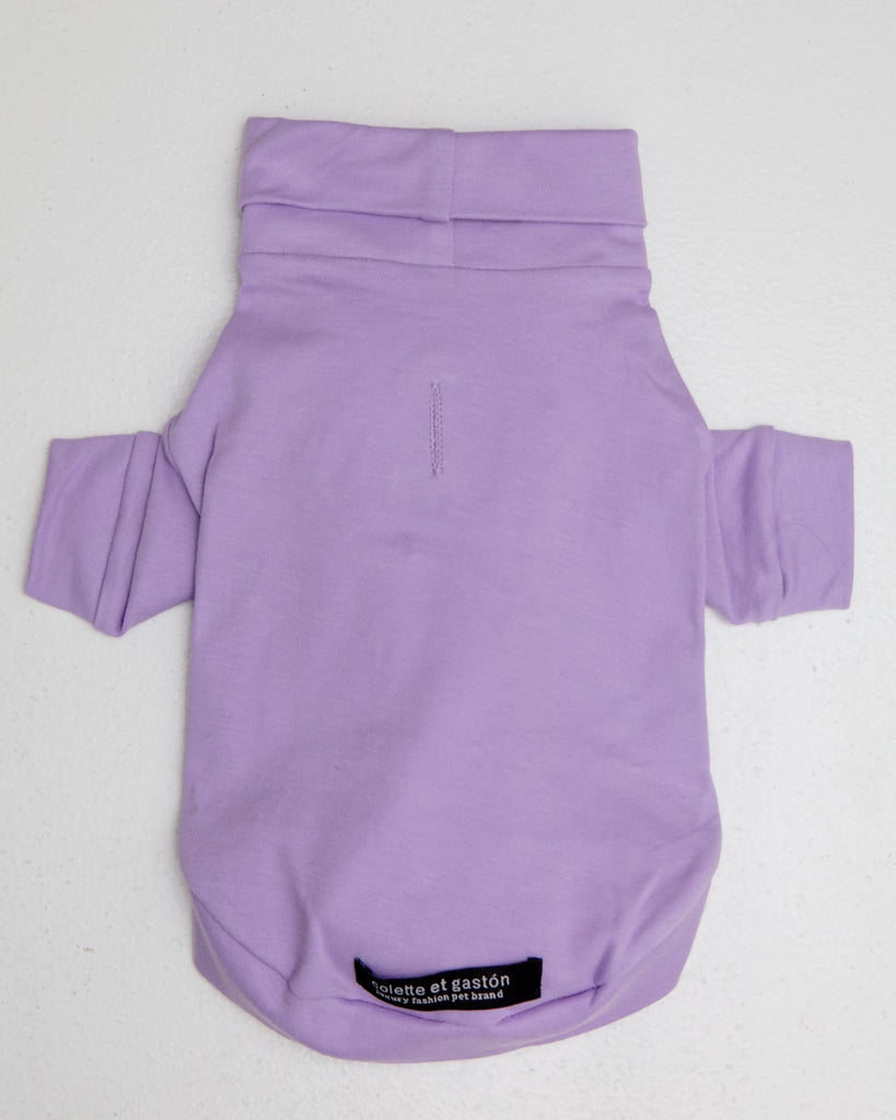 Cotton Pullover Dog T-Shirt in Lavender or Navy Wear COLETTE ET GASTON   