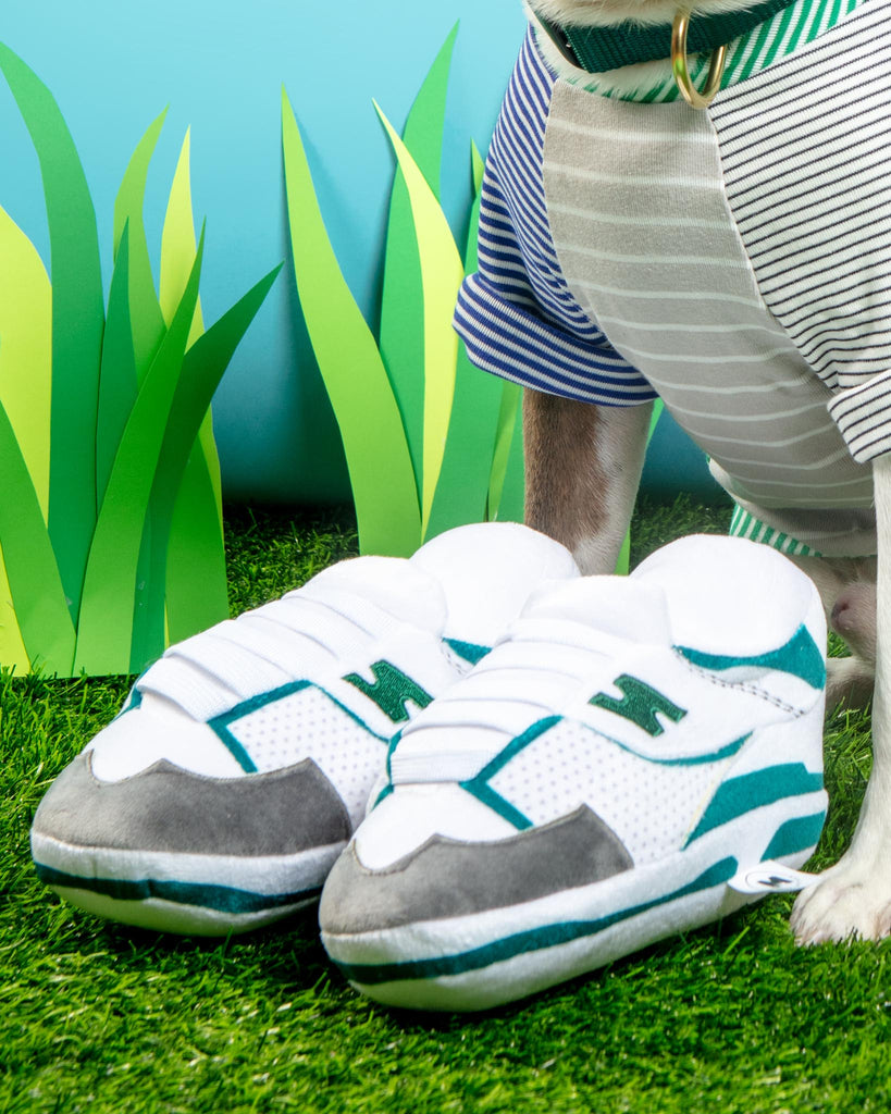 Chew Balance Sneaker Plush Dog Toy Play MUTTZIE   