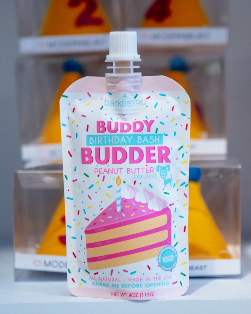 Buddy Budder Peanut Butter Squeeze Pack for Dogs </br> (Made in the USA) Eat BARK BISTRO   