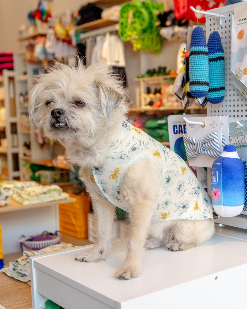 Sun Shield Tee in Vintage Bee Print (Made in the USA) Wear GOLD PAW   